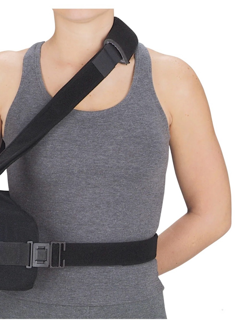 Black Crossbody Sling Bag for Men - Minimal Everyday Carry